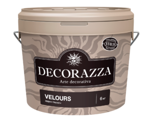 Декоративная штукатурка с эффектом бархата Decorazza Velours